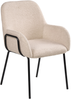 Esszimmerstuhl ALGONA Bouclé Hellbeige Bild 4