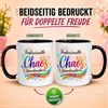 Momentals Tasse Chefin – „Professionelle Chaos Koordinatorin“ – Geschenk Beste Chefin, Gratis Versand · Links-&Rechtshänder · Spülmaschinenfest Bild 3