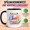 Momentals Tasse Chefin – „Professionelle Chaos Koordinatorin“ – Geschenk Beste Chefin, Gratis Versand · Links-&Rechtshänder · Spülmaschinenfest Bild 4