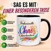 Momentals Tasse Chefin – „Professionelle Chaos Koordinatorin“ – Geschenk Beste Chefin, Gratis Versand · Links-&Rechtshänder · Spülmaschinenfest Bild 2