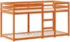 vidaXL Etagenbett mit Dach Wachsbraun 80x200 cm Massivholz Kiefer 3282123 Bild 5