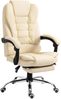 Stuhl 64,5x69x109–117 cm, ergonomischer Chefsessel mit Fußstütze und Bonded-Leder Bild 2