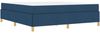 vidaXL Bettrahmen mit Matratze Blau 180 x 200 cm Stoff 3398961 Bild 4