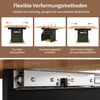 Esstisch 110-140×80 cm – klappbarer Küchentisch mit Stauraum für 4-6 Personen Bild 5