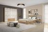 OTTO home Kleiderschrank Gala, beige hochglänzend UV lackiert, kratzfest, FSC-zertifiziert (abgerundete Schubladen aus MDF im Holzdekor, soft-close) mit Beleuchtung und Passpartourahmen, hoher Schrank (224cm), 4 Breiten Bild 2