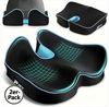 POPOLIC Sitzkissen Sitzkeilkissen für Bürostuhl & Autositz – Ergonomisches, Sitzauflage aus Memory-Schaum, Erhöht Sitzkomfort Bild 5