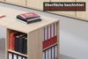 bümö Schreibtisch Schrank in weiß, Container Schrank Büro für Ordner & Co. - Anstell-Container Schreibtisch, Schreibtisch Kommode, Büro Schrank Möbel, Bürocontainer, Schreibtischcontainer, 1630-W Bild 2