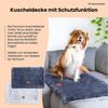 Wahre Tierliebe Tierdecke Premium Kuscheldecke Fluffy - hält warm - wasserabweisend Bild 3