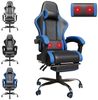 HOMALL Gaming-Stuhl Massage Gaming Stuhl mit Fußstütze 90-135° Rückenlehne einstellbar (Bürostuhl Ergonomisch,Verstellbarem Lenden- & Kopfkissen,mit Fußstütze) Bild 5