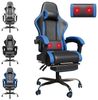 HOMALL Gaming-Stuhl Massage Gaming Stuhl mit Fußstütze 90-135° Rückenlehne einstellbar (Bürostuhl Ergonomisch,Verstellbarem Lenden- & Kopfkissen,mit Fußstütze) Bild 4