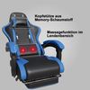 HOMALL Gaming-Stuhl Massage Gaming Stuhl mit Fußstütze 90-135° Rückenlehne einstellbar (Bürostuhl Ergonomisch,Verstellbarem Lenden- & Kopfkissen,mit Fußstütze) Bild 3