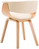 vidaXL Esszimmerstühle 4 Stk. Creme Bugholz und Kunstleder [278731] Bild 5