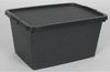 16x Box "INTRIGO" 20L 43x32x22cm Aufbewahrungskorb Lagerungskiste mit Deckel Bild 1