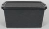 16x Box "INTRIGO" 20L 43x32x22cm Aufbewahrungskorb Lagerungskiste mit Deckel Bild 3