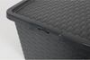 16x Box "INTRIGO" 20L 43x32x22cm Aufbewahrungskorb Lagerungskiste mit Deckel Bild 4