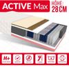 Matratze 100x200 Taschenfederkern ACTIVE MAX 7 Zonen 28 cm H2 H3 Kokos Latex Visco HR Black Schaum Polyurethanschaum JERSEY Bild 2
