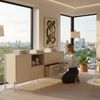 Sideboard HYGGE mit 1 Tür, 3 Schubladen, 1 offenes Fach, Cashmere Weiß Bild 5