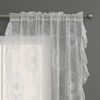BTTO V&G Vorhang Florale Spitze Screening Tür Vorhänge, Stangendurchzug, Spitzenrüschen (2 St), Fenster Gardinen Gauze für Wohnzimmer Schlafzimmer Bild 5