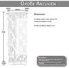 BTTO V&G Vorhang Florale Spitze Screening Tür Vorhänge, Stangendurchzug, Spitzenrüschen (2 St), Fenster Gardinen Gauze für Wohnzimmer Schlafzimmer Bild 4
