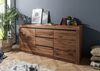 Sideboard Wildeiche / Zerreiche 185x43x80 braun geölt MONTREUX #355 Bild 3