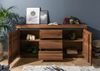 Sideboard Wildeiche / Zerreiche 185x43x80 braun geölt MONTREUX #355 Bild 4