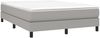 vidaXL Boxspringbett mit Matratze Hellgrau 160x200 cm Stoff 3144085 Bild 3