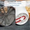 WESTMARK Küchensieb Mehl- und Puderzuckersieb, Mit Griff, Kunststoff, Weiß/Rot, ABS Bild 4