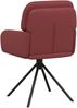 vidaXL Drehstuhl Esszimmer 4 pcs Kunstleder Weinrot 59 x 59,5 x 90 cm 3428260 Bild 5