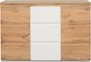 Kommode >Ravenna< in Honig Eiche Weiß - 120x80x40cm (BxHxT) Bild 4