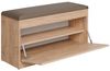 Platan Room Schuhschrank Schuhregal mit Sitzkissen, Schuhkommode, Schuhbank 100 cm Kaschmir Bild 2