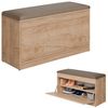 Platan Room Schuhschrank Schuhregal mit Sitzkissen, Schuhkommode, Schuhbank 100 cm Kaschmir Bild 4