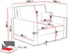 Schlafsofa Viva Sonic I (Farbe: Coral 55) Bild 5