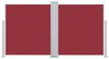 vidaXL Ausziehbare Seitenmarkise Rot 160 x 600 cm 48465 Bild 2