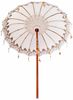 Balinesischer Sonnenschirm, Gartenschirm Creme 185 x 185 x 260 cm Bild 5