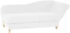 Recamiere mit Armteil rechts klappbar Katia Bezug Veloursstoff Buche natur / creme 22703 Bild 2