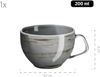Mäser 931609 Kaffeetassen-Set Derby für 4 Personen, Porzellan, weiß/hellblau/beige (1 Set, 8-teilig) Bild 3