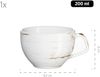 Mäser 931609 Kaffeetassen-Set Derby für 4 Personen, Porzellan, weiß/hellblau/beige (1 Set, 8-teilig) Bild 2