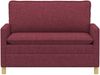 vidaXL Sofa Weinrot 126 x 81 x 87,5 cm Stoff 42028792 Bild 3