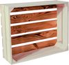 CHICCIE Holzkiste Grete 50x40x15cm - Geflammt Weiß Gehobelt Obstkiste Dekokiste Weinkiste Bild 5