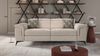 Sofanella 3-Sitzer AMARO Stoffsofa Relaxfunktion Designersofa in Hellbraun Bild 4