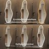 WDWRITTI Ganzkörperspiegel Led 165x60 165x50 150x50 140x40cm Spiegel Wandspiegel mit Beleuchtung (Flurspiegel Rund Bogen modern, für Schlafzimmer, Wohnzimmer, Flur, Garderobe, Hotel), 3Lichtfarben, Dimmbar, Speicherfunktion Bild 2