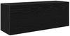 vidaXL Bad-Wandschrank Schwarz 80x25x30 cm Holzwerkstoff 860077 Bild 2