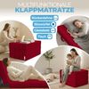 Bestschlaf Klappmatratze Gästematratze, 75x195x15 cm, rot Bild 3