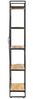 vidaXL Bücherregal 5 Fächer 90 x 30 x 180 cm Mango Massivholz 286581 Bild 3