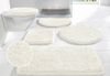 OTTO home Badematte Sanremo, Badvorleger, Badezimmer Teppich, sehr weich, Höhe 30 mm, rutschhemmend beschichtet, schnell trocknend, fußbodenheizungsgeeignet, Polyester, halbrund, Badteppich, unifarben, rechteckig, rund & als 3-tlg. Set erhältlich Bild 2