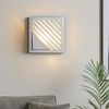 LED Wandleuchte, Chrom, Aluminium, L 15 cm Bild 3