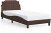 vidaXL Bettgestell mit LED ohne Matratze "Zadar" Braun 80x200 cm 3214070 Bild 5