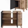 Badmöbel-Set Karen Sonoma/Anthrazit 3 Teile Vicco Bild 5