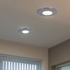 4er Set LED Einbauleuchte, rund, chrom, 8,3 cm Bild 4