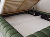 GRAINGOLD Italia Doppelbett 180x200, Polsterbett mit Bettkasten und Lattenrost, Velvet-Stoff, Grün Bild 5